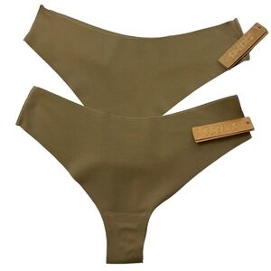 SKIMS Naked Dipped Thong Lot of 2 Desert XS